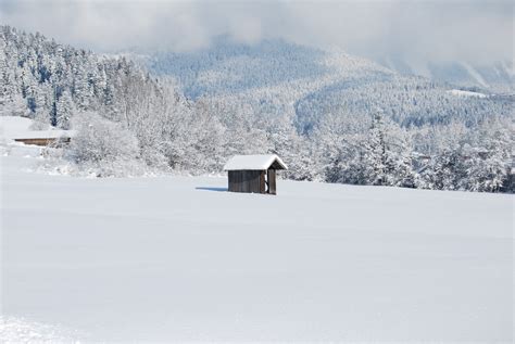 Free Images Nature Snow Mountain Range Cabin Weather