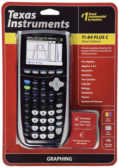 Texas instruments graphing calculator can be utilized by students of all ages. Calculadora Grafica Texas Ti 84 Plus C Silver Edition - R ...