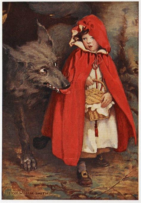 Old School Sunday Little Red Riding Hood Devil Jacks Creepy