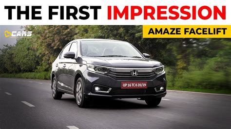 2021 Honda Amaze Facelift Review The First Impression Aug 2021
