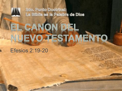 12 Oct 14 El Canon Del Nuevo Testamento