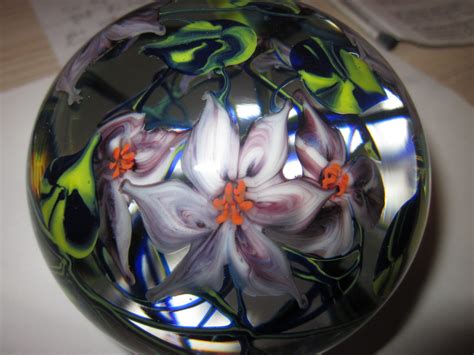 Large Richard Olma Glass Paperweight Collectors Weekly