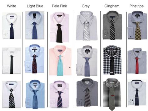 Fashion Tips For Men How To Match Shirts And Ties How To Combination