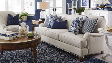 Bassett Furniture Blue Living Room Living Room Pillows Navy Living