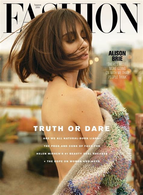 Alison Brie Fashion Magazine Cover Photoshoot