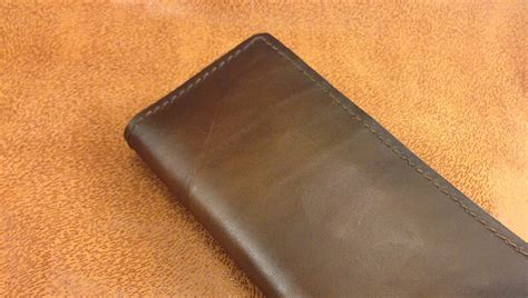 Hand Made High Quality Genuine Leather Checkbook Cover For Men