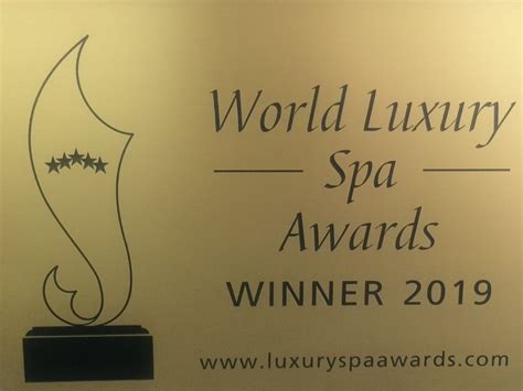 World Luxury Spa Awards Plaque The World Luxury Awards