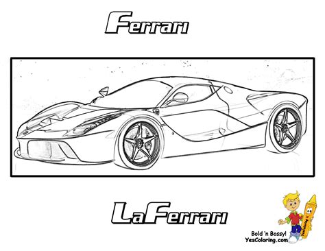 Coloring pages of ferrari 458 italia 2011 to print out. Heart Pounding Ferrari Coloring | Ferrari Cars | Free ...