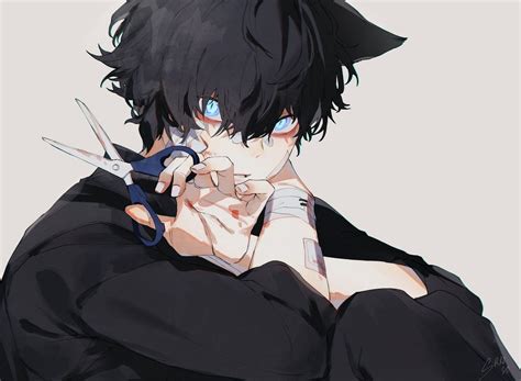 Anime Cat Boy Neko Boy Anime W Dark Anime Guys Anime Demon Boy