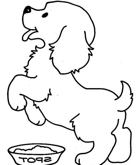 Cute Puppy Coloring Pages For Kids Free Printable