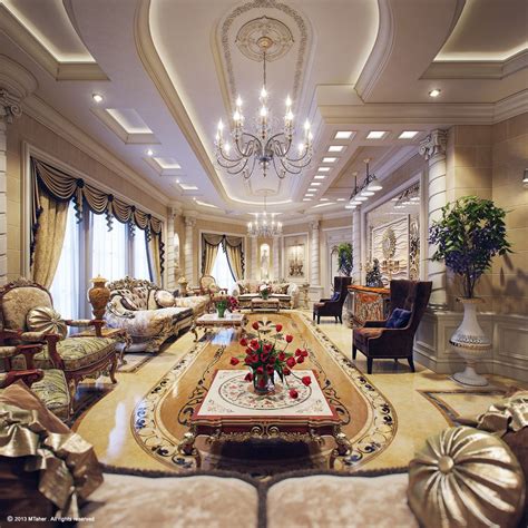 Luxury Villa Living Room 5interior Design Ideas