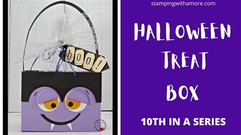 How To Make A Cute Dracula Halloween Treat Box This Box Is The 10th