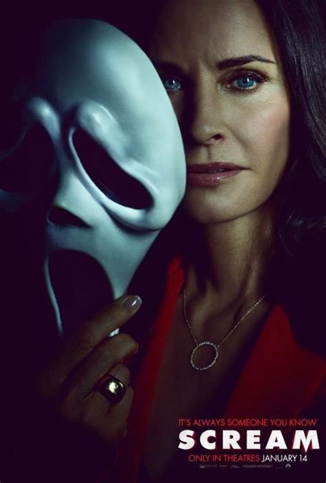 Courteney Cox As Gale Weathers SCREAM 2022 Promotional Posters