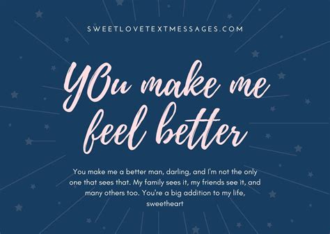 You Make Me Better Quotes For Special Person Love Text Messages