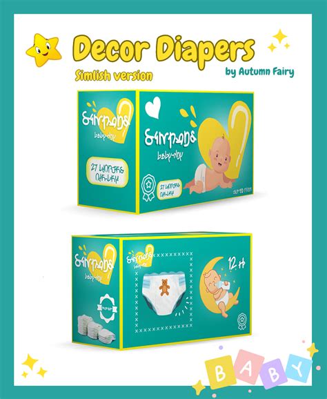 Autumn Fairy Ts4 Simpers Decor Diapers