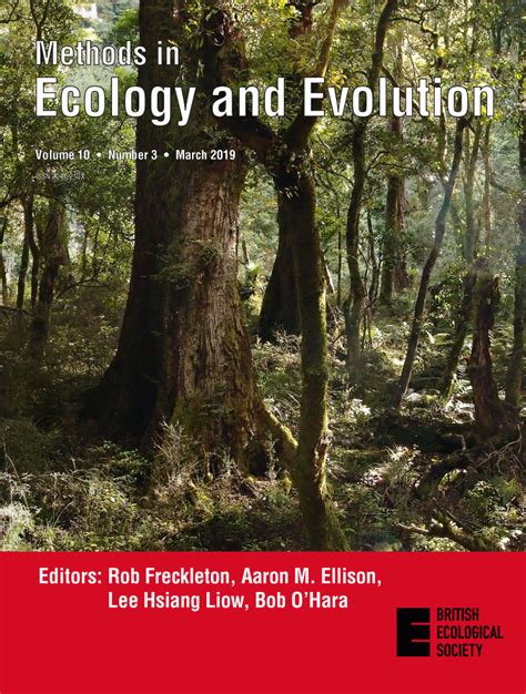 Methods In Ecology And Evolution Vol 10 No 3