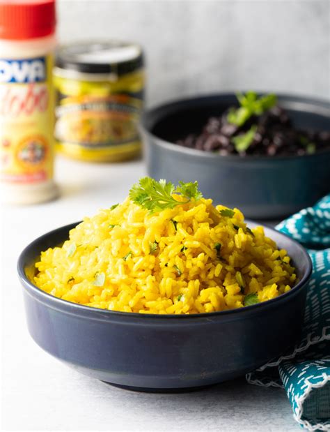 Fluffy Yellow Rice Recipe Arroz Amarillo A Spicy Perspective