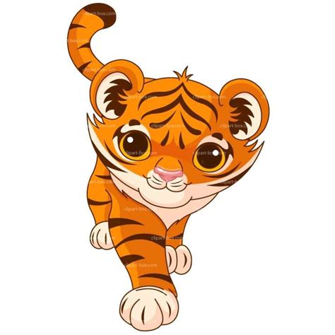 Baby Tiger Vector Drawing Free Image Download