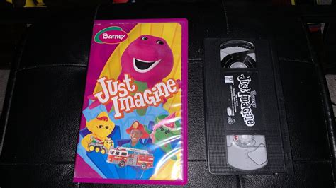 Opening And Closing To Barney Just Imagine 2005 Vhs Side Label 520