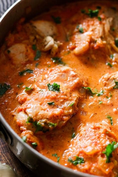 Chicken With Creamy Tomato Sauce Paleo Whole30 Instant Pot Or