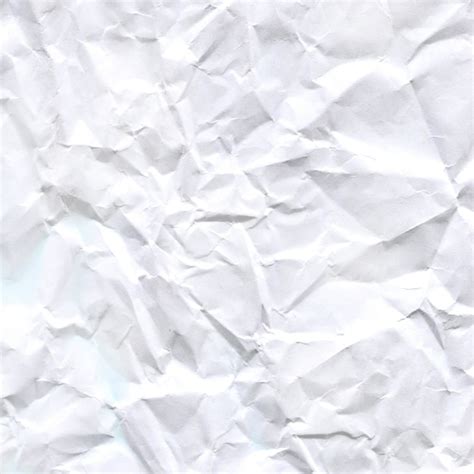 White Crumpled Paper Texture Photo Premium Download