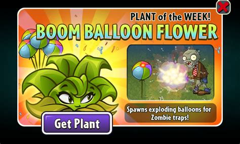 Walkthrough Plant Vs Zombies 2 Premium Plant Quest Boom Ballon