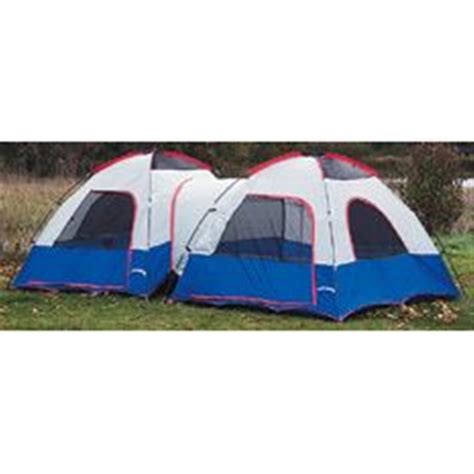 American Camper™ Double 9 X 7 Connected Tents Blue And Gray 60035