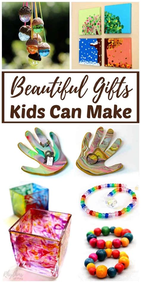 Your sister, friend or brother may be far away from you, but you can surely bridge the gap with unique homemade birthday gifts.hand made gifts at home are. Beautiful DIY Gifts Your Kids Can Make - Homeschool Giveaways