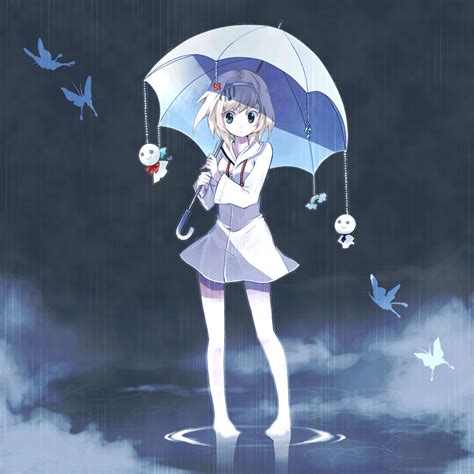 Anime Girls With Umbrellas Animoe