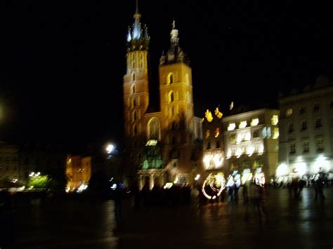 Krakow At Night Krakow Night Time On The Main Square Chu Flickr
