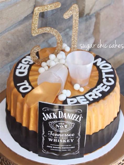 You can substitute with whatever candy you want. "Aged to Perfection" cake for a 51st birthday by Sugar ...