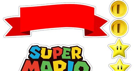 Super Mario Bros Toppers Para Tartas Tortas Pasteles Bizcochos O