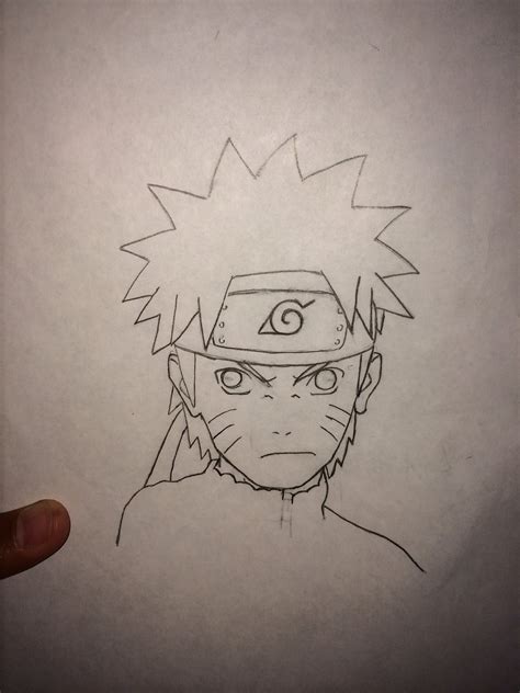 How To Draw Naruto 7 Steps Instructables