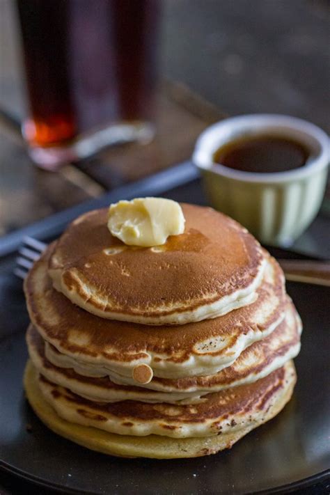 To make basic pancakes for 1, mix 1 1/4 cups flour, 1 tablespoon sugar, 3/4 teaspoon baking powder, and a pinch of salt in a bowl. Homemade Dry Pancake Mix | Or Whatever You Do