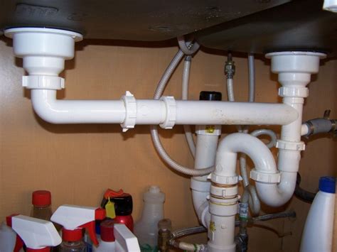 Install Of Vent Under Two Bowl Sink