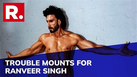FIR Filed Against Ranveer Singh For Hurting Sentiments Of Women With Nude Photoshoot YouTube