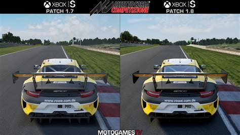 Assetto Corsa Competizione Xbox Series S Patch 1 7 Vs Patch 1 8