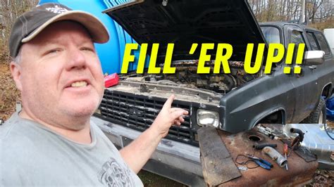 How To Installing A Gas Tank And Fuel Pump In A 1989 K5 Blazer With