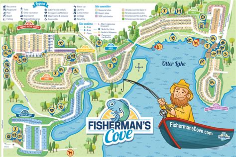 Fishermans Cove Map 2020 Fishermans Cove Tent And Trailer Park Resort