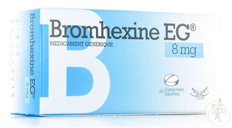 Bromhexine EG 8mg Comprimés 50 | Newpharma