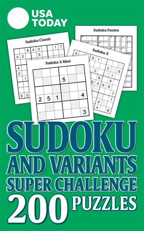 Usa Today Sudoku And Variants Super Challenge Book By Usa Today