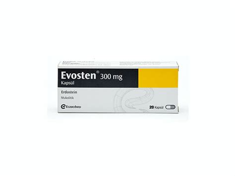 Uses, indications, side effects, dosage. EVOSTEN 300 mg Kapsül Prospektüsü