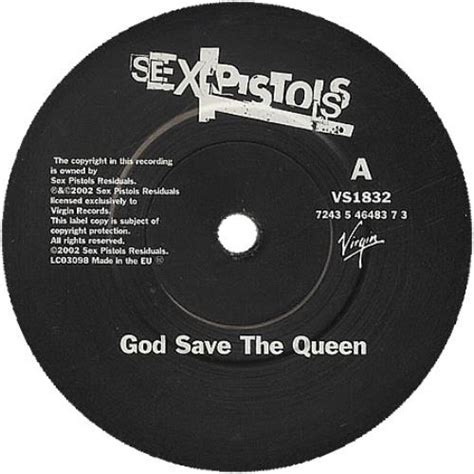 Sex Pistols God Save The Queen Uk 7 Vinyl Single 7 Inch Record 45 215786