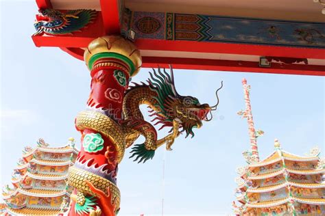 Chinese Dragon Temple Stock Image Image Of Temple Holiday 43743165
