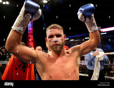 Billy Joe Saunders Celebrates Winning The Wbo World Super Middleweight