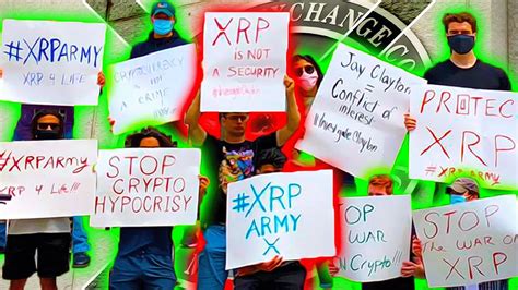 Xrp Army Demands Justice Outside Sec Ripple Xrp Youtube