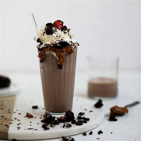 chocolate peanut butter brownie milkshake recipes dairy uk