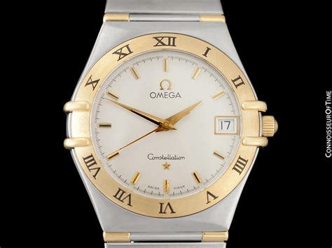 Omega Constellation Mens 35mm Watch Quartz Date Stainless Steel