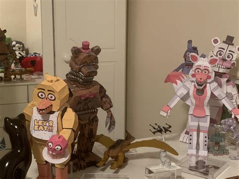 My Fnaf Papercrafts Part 2 These Are Bigger Ones Rfivenightsatfreddys