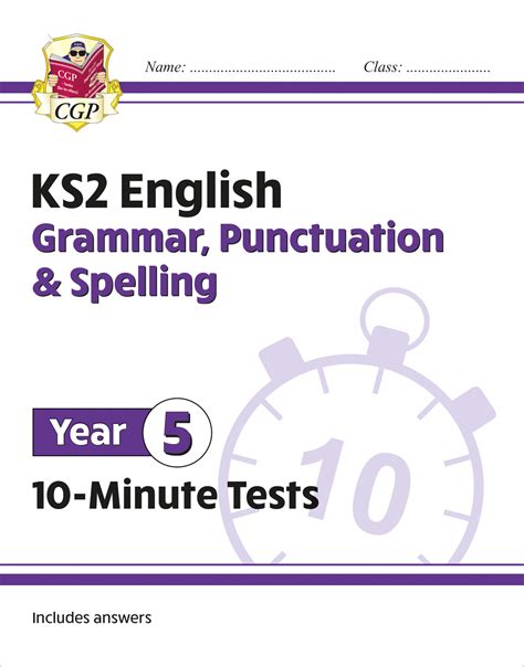Ks2 Year 4 English 10 Minute Tests Grammar Punctuation And Spelling Cgp Books